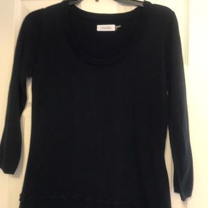 Calvin Klein black sweater dress